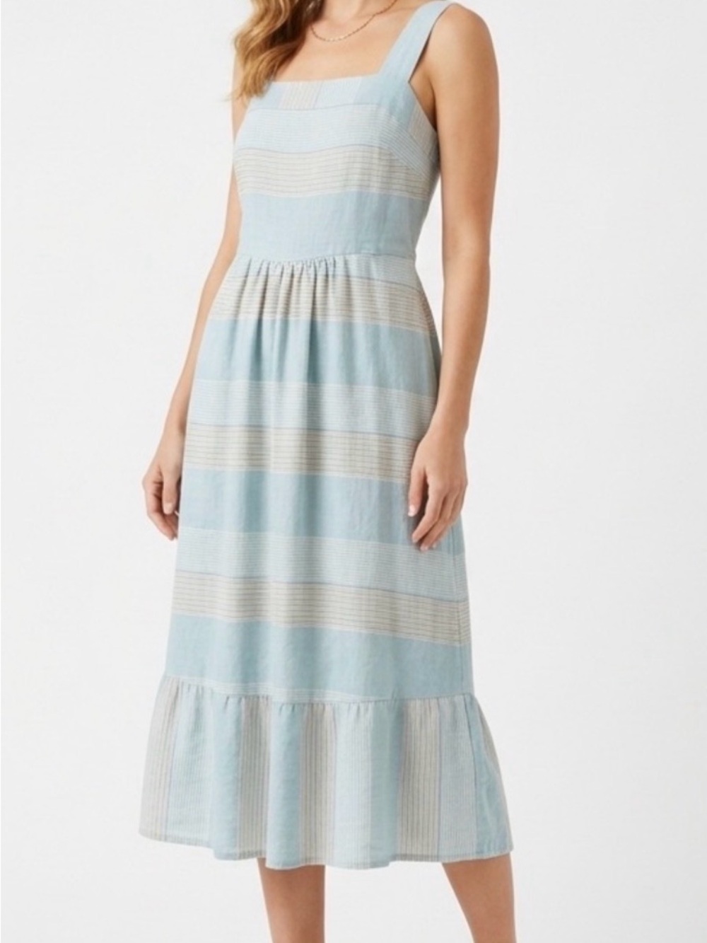 Patagonia Small garden island hemp blend midi dress